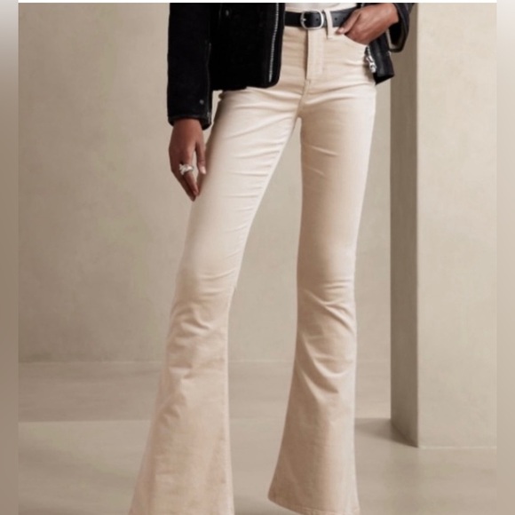 BANANA REPUBLIC The Flare Velvet Premium Jean size 24 - Picture 4 of 12